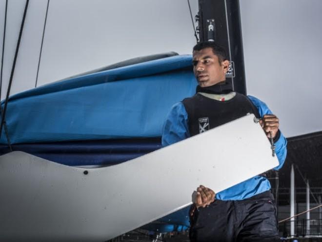 Oman Sail’s team - 2015 Extreme Sailing Series © Oman Sail